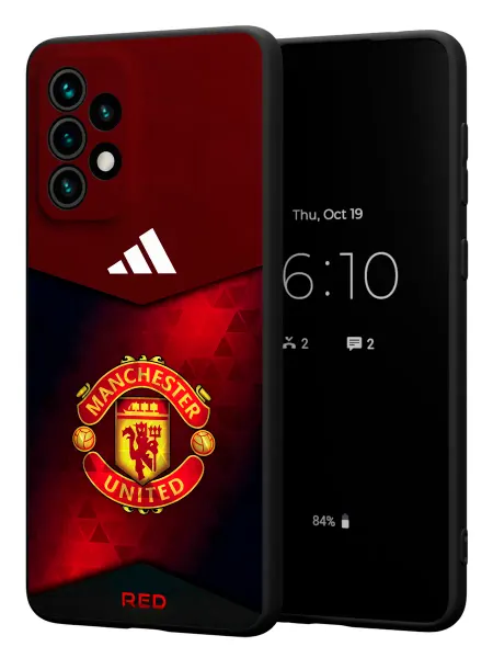 PBl store Чехол на Samsung A73 5G с принтом ФК Манчестер Юнайтед