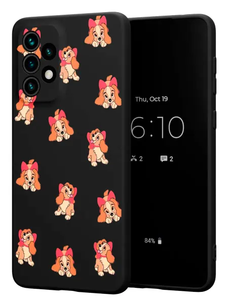 PBl store Чехол на Samsung A73 5G с принтом Собачки