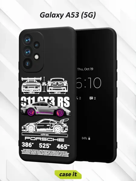 Case it Чехол на Samsung A53 5Gс принтом Porsche 911