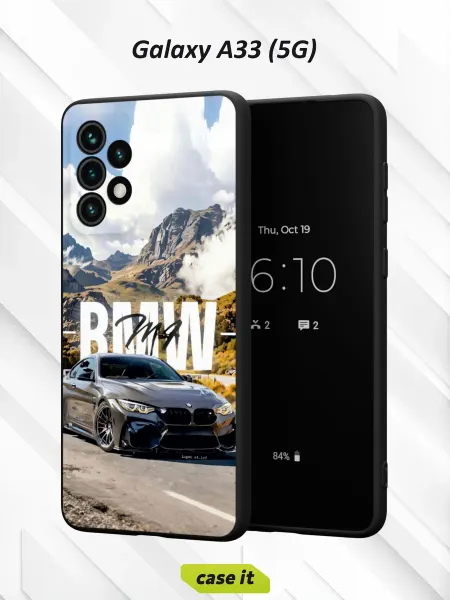 Case it Чехол на Samsung A33 5Gс принтом BMW M4 (F82)