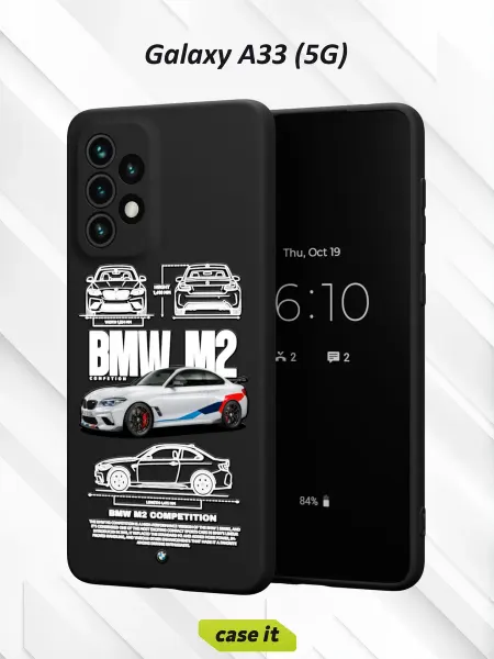 Case it Чехол на Samsung A33 5Gс принтом BMW M2