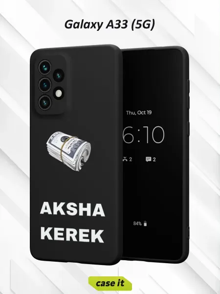 Case it Чехол на Samsung A33 5Gс принтом Нужны деньги