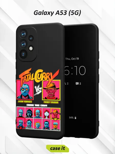 Case it Чехол на Samsung A53 5Gс принтом Jason and Freddie