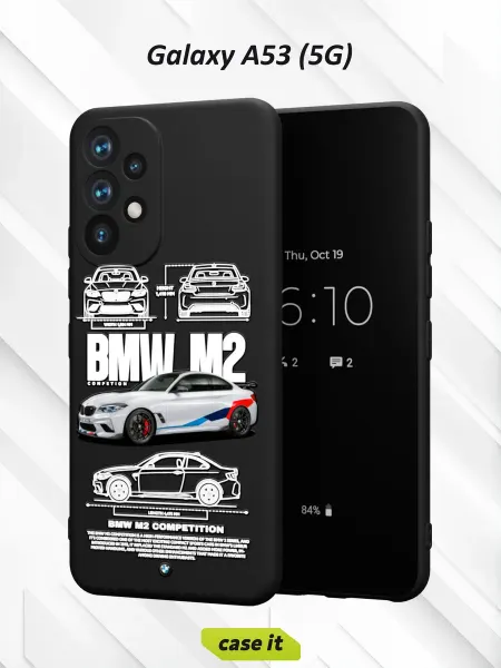 Case it Чехол на Samsung A53 5Gс принтом BMW M2