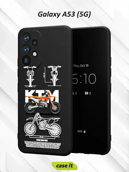 Case it Чехол на Samsung A53 5Gс принтом KTM