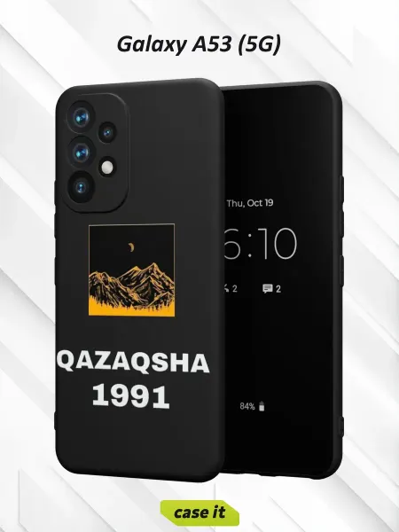 Case it Чехол на Samsung A53 5Gс принтом QAZAQSHA