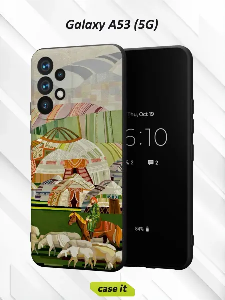 Case it Чехол на Samsung A53 5Gс принтом Степные истории