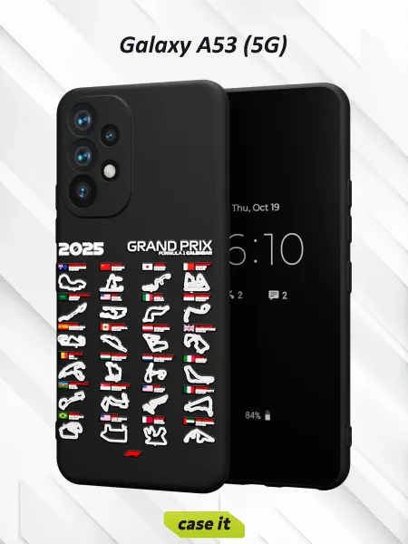 Case it Чехол на Samsung A53 5Gс принтом Формула-1