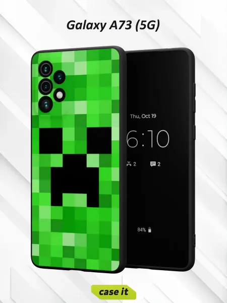 Case it Чехол на Samsung A73 5Gс принтом Creeper