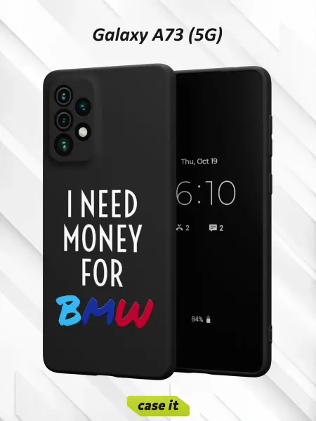 Case it Чехол на Samsung A73 5Gс принтом I need money