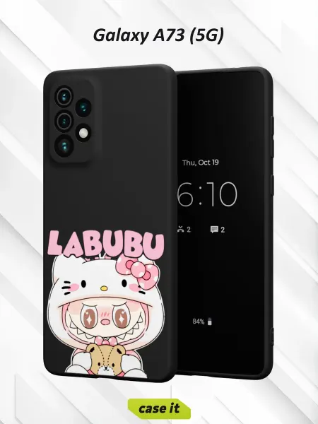 Case it Чехол на Samsung A73 5Gс принтом Лабубу