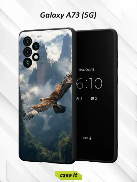 Case it Чехол на Samsung A73 5Gс принтом Парящий в небе
