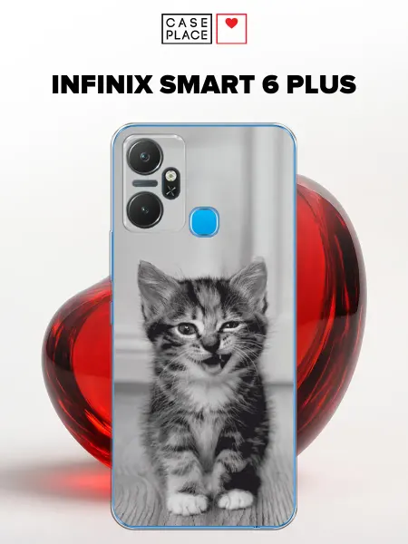 Case Place Чехол на Infinix Smart 6 Plus кот