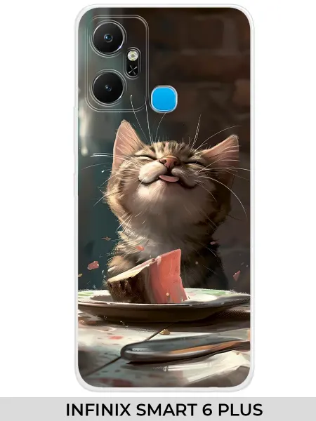 МобиФон Чехол на Infinix Smart 6 Plus с принтом