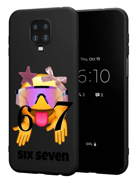 FACTORIA Чехол на Redmi Note 9S и 9 Pro с принтом Смайлик 67