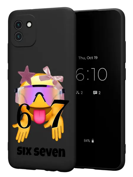 FACTORIA Чехол на Samsung A03 с принтом Смайлик 67