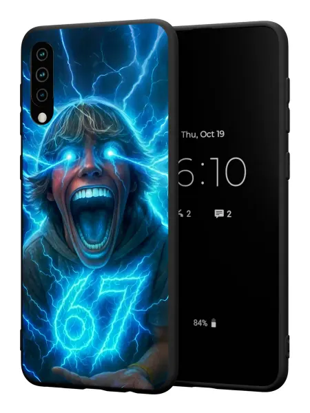 PBl store Чехол на Samsung A50 A30S A50S с принтом six seven 67
