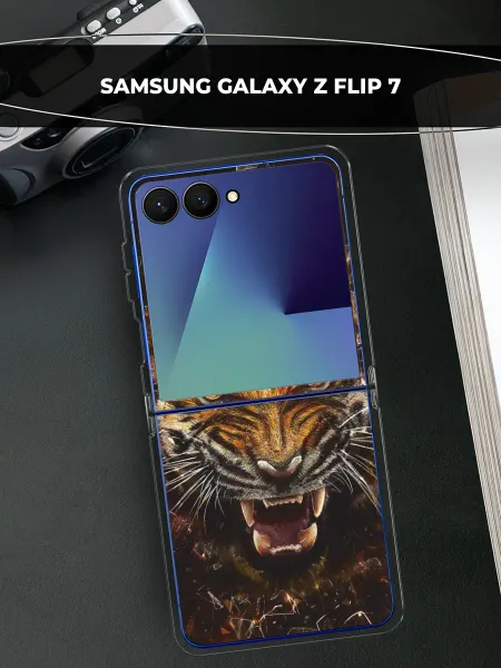 Samsung Чехол на Galaxy Z Flip 7 тигр