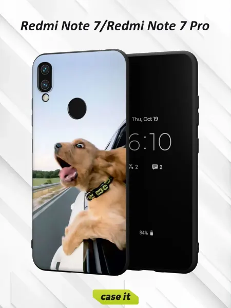 Case it Чехол на Redmi Note 7с принтом Собачка