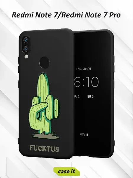 Case it Чехол на Redmi Note 7с принтом Фактус