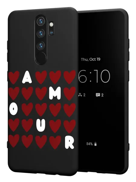 FACTORIA Чехол на Xiaomi Redmi Note 8 Pro с принтом AMOUR