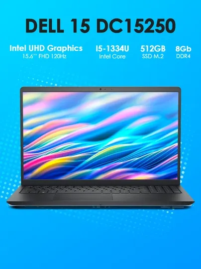 Ноутбук DELL 15 DC15250 INTEL I5-1334U 8GB DDR4 512GB 15,6 FHD 120Hz