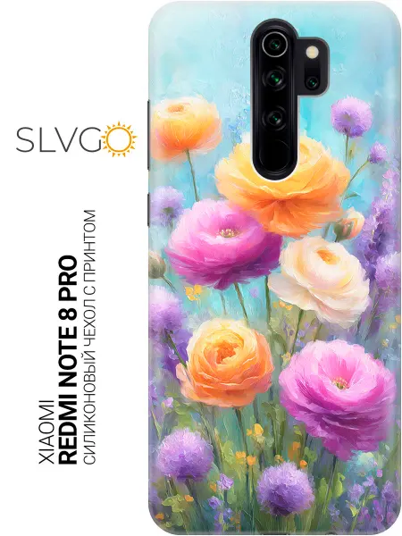 SLVGO Чехол на Xiaomi Redmi Note 8 Pro с лошадью