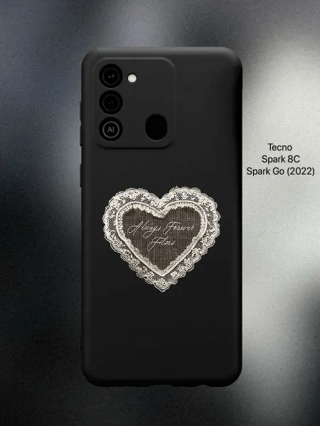 ANP Case Чехол на Tecno Spark 8C с сердцем