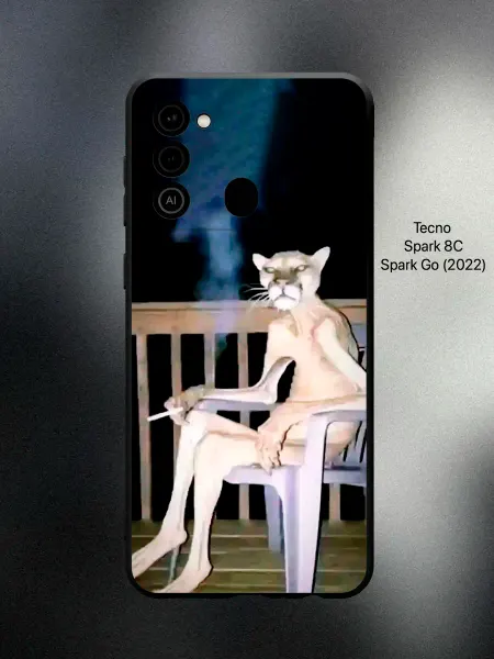 ESSE CASE Чехол на Tecno Spark 8C мем