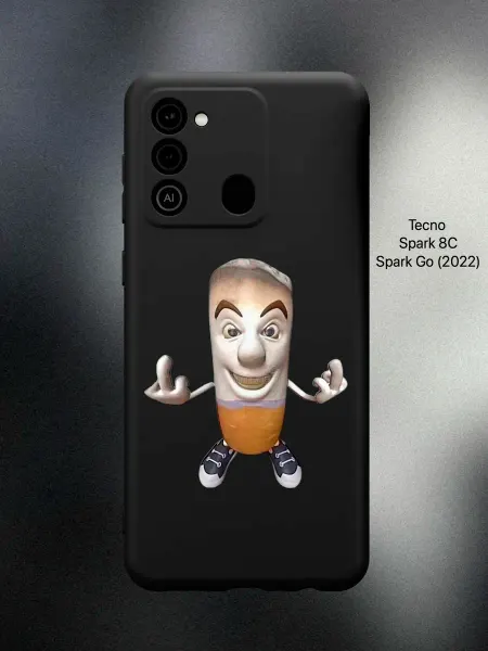 ESSE CASE Чехол на Tecno Spark 8C прикольный