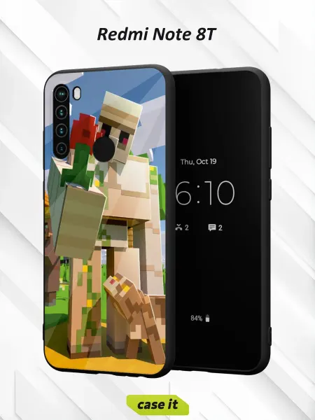 Case it Чехол на Redmi Note 8Tс принтом Железный голем