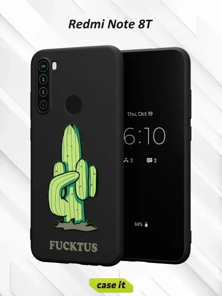 Case it Чехол на Redmi Note 8Tс принтом Фактус
