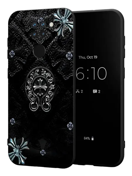 PBl store Чехол на Xiaomi Redmi Note 9 с принтом Chrome Hearts