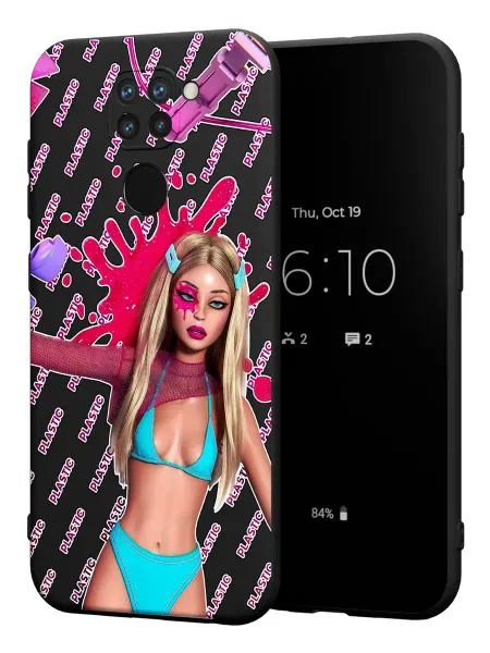 PBl store Чехол на Xiaomi Redmi Note 9 с принтом Кукла