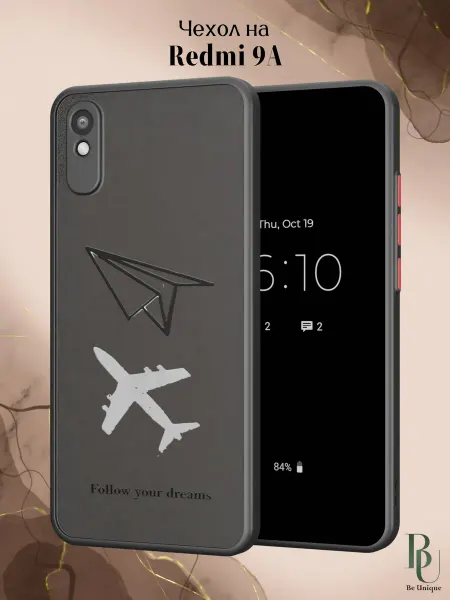 Be Unique Чехол бампер на Redmi 9A Самолет