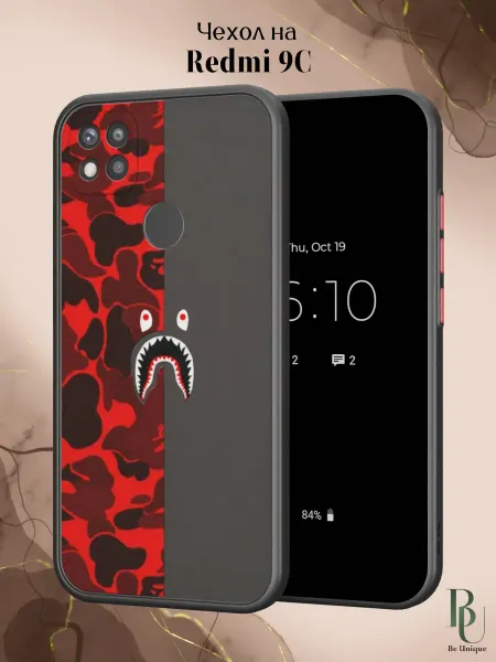 Be Unique Чехол бампер на Redmi 9C Bape