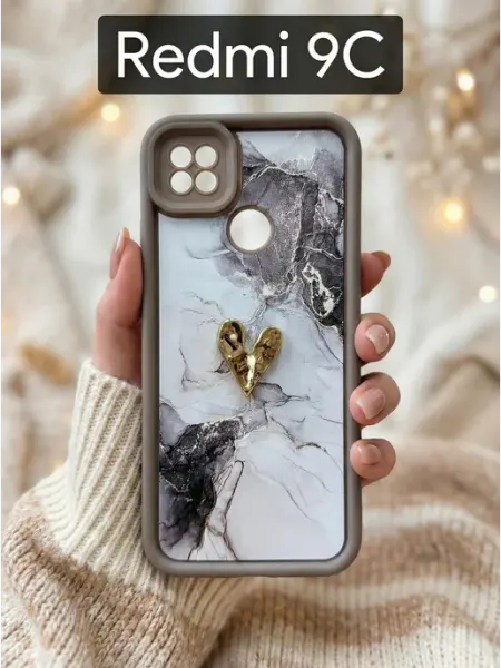 IdealStore Чехол на Redmi 9C Мрамор