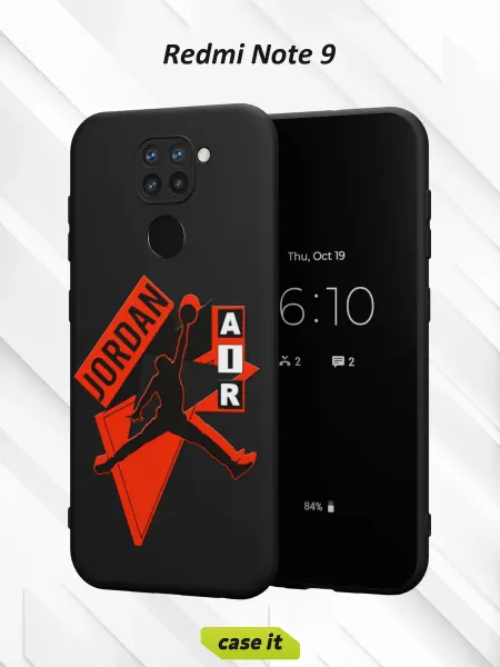Case it Чехол на Redmi Note 9с принтом Jordan