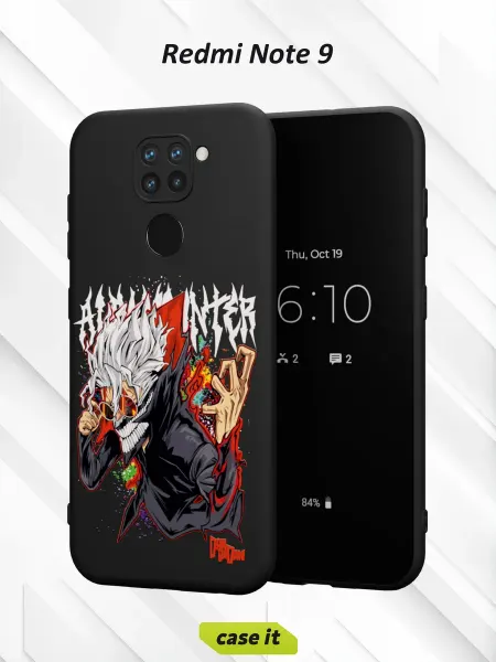 Case it Чехол на Redmi Note 9с принтом Кен Такакура