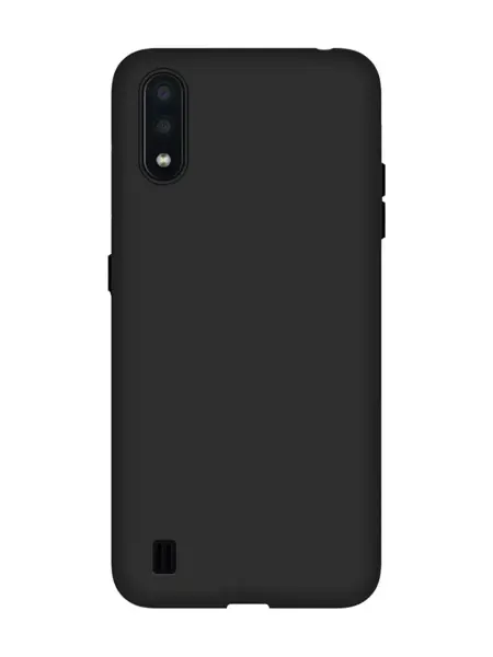 PrimeGadget Чехол на Samsung Galaxy A01 силиконовый матовый бампер