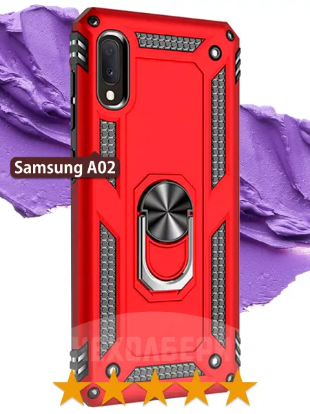 ЧЕХОЛБЕРИ Противоударный чехол на Samsung Galaxy A02