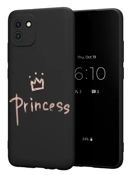 FACTORIA Чехол на Samsung A03 с принтом Надпись Princess