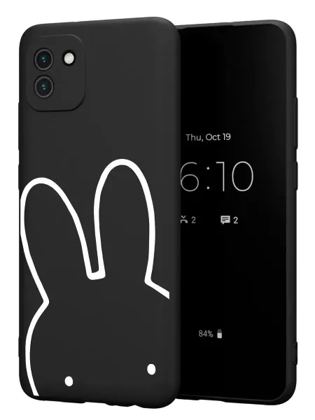 FACTORIA Чехол на Samsung A03 с принтом Зайчик