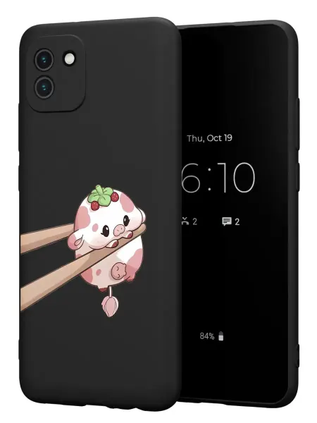 FACTORIA Чехол на Samsung A03 с принтом Коровка