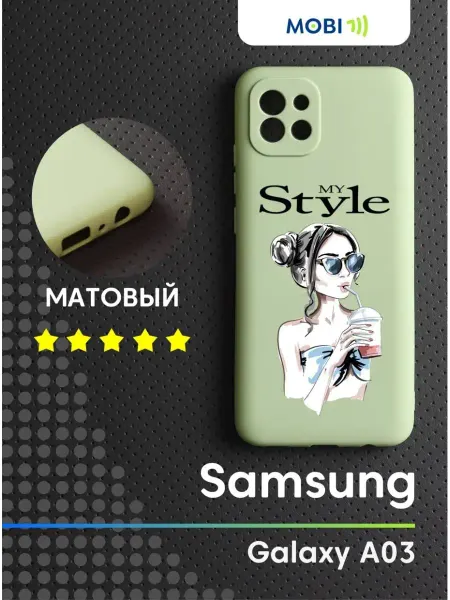 Mobi711 Матовый чехол-бампер Samsung Galaxy A03