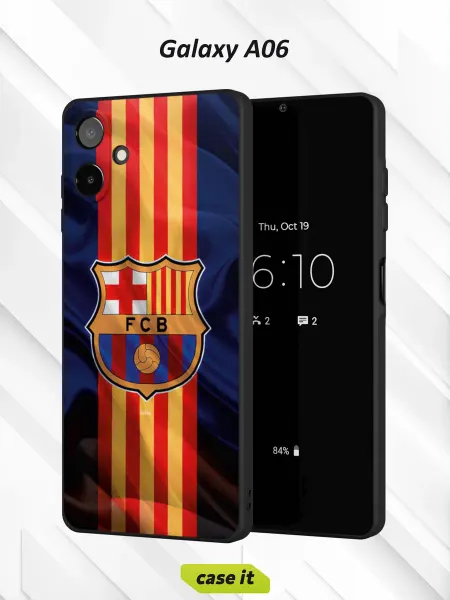 Case it Чехол на Samsung A06 a fragment of the Barcelona shape