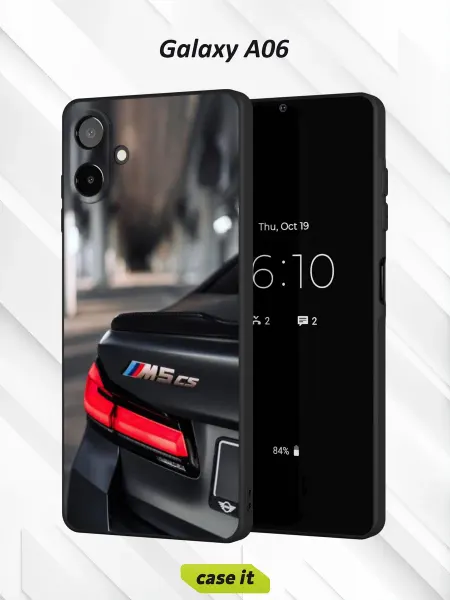 Case it Чехол на Samsung A06 с принтом BMW M5 CS car