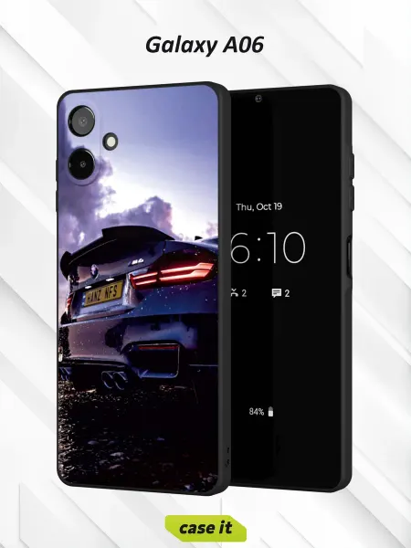 Case it Чехол на Samsung A06 с принтом Бампер BMW