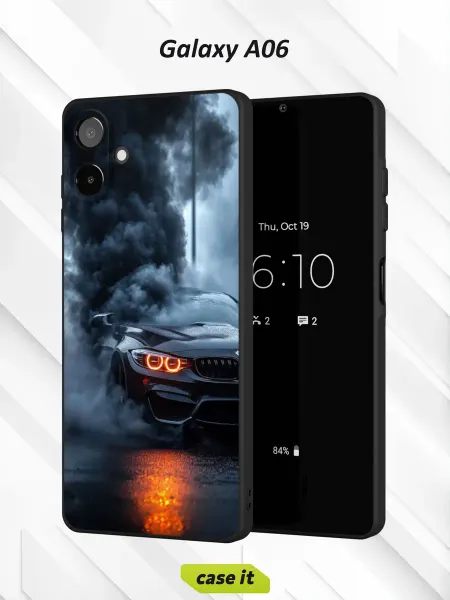 Case it Чехол на Samsung A06 с принтом BMW в дыму
