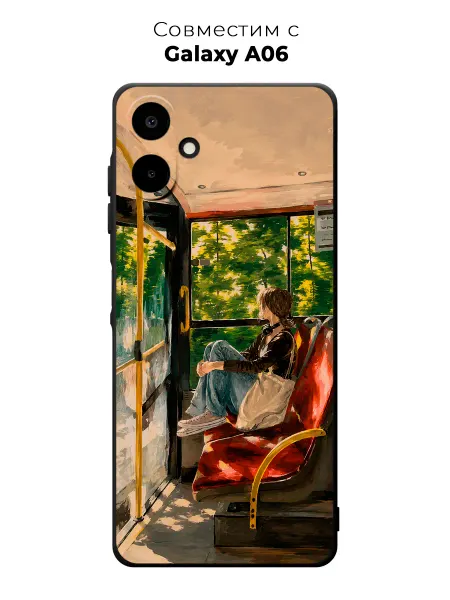 Vip Case Чехол на Samsung Galaxy A06 Тихий момент в автобусе